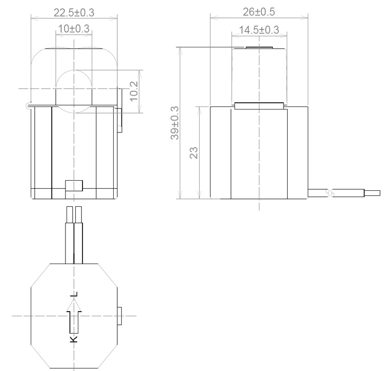 UL Ce 50A/25mA Ferrite Core Split Core Current Sensor