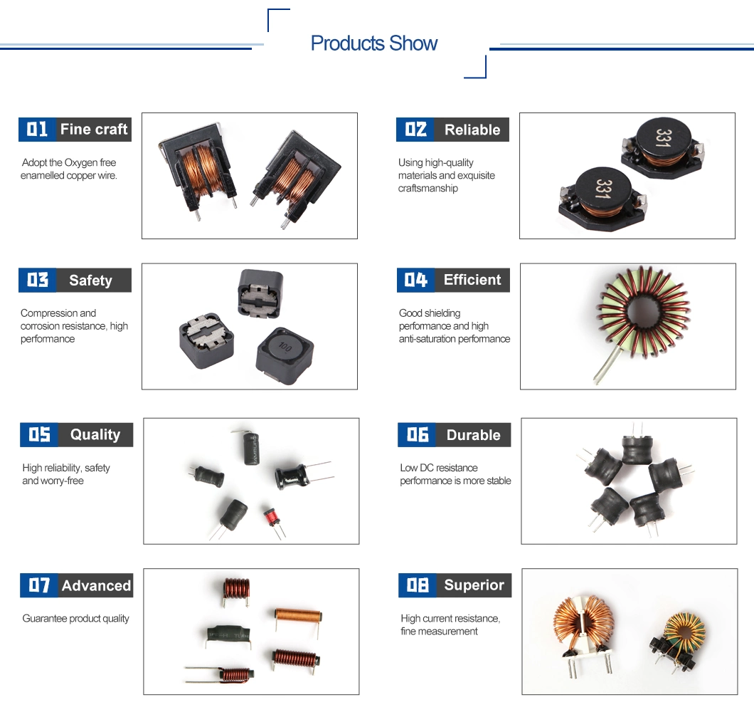 Electoric Throught Hole Common Mode Choke Inductor Radial Ferrite Choke Power Inductor Coil